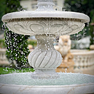 imagem do produto Chafariz 2 Pratos em Mármore Branco 210cm - FMP355 Elegância e Sofisticação