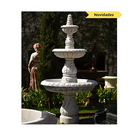 imagem do produto Chafariz 2 Pratos M�rmore Branco 240cm - FMP356