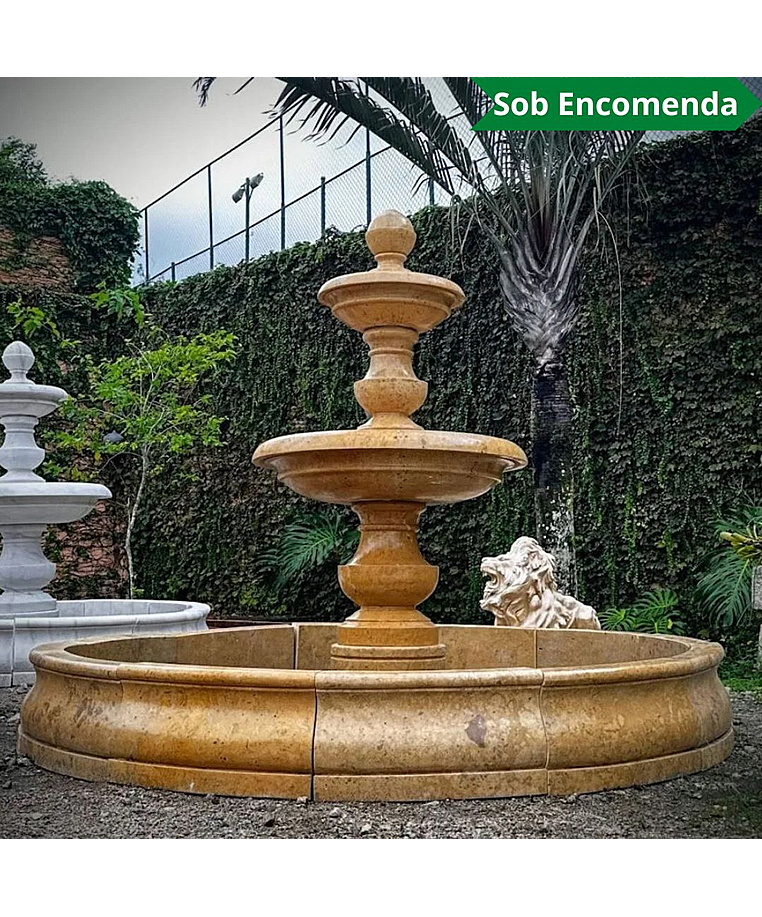 imagem do produto Chafariz 2 Pratos M�rmore Red 210cm - FMP382