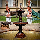 imagem do produto Chafariz 2 Pratos para Lago Barcelona em Ferro Fundido 135cm - FF126 Design Clássico