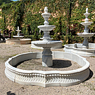imagem do produto Chafariz 3 Pratos com Lago em Mármore 250cm - FMP211