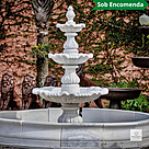 imagem do produto Chafariz 3 Pratos em M�rmore Branco 240cm - FMP224