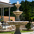 imagem do produto Chafariz 3 Pratos Mármore Branco 200cm - FMP186 Destaque no Paisagismo