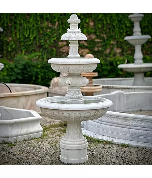 imagem de Chafariz Andaluzia em M�rmore Branco 165cm - FMP237