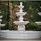 imagem do produto Chafariz Capri com Lago Mármore Branco 230cm - FMP365 Paisagismo Clássico