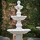 imagem do produto Chafariz Capri com Lago Mármore Branco 230cm - FMP365 Paisagismo Clássico