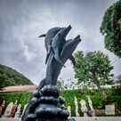 imagem do produto Chafariz de Bronze Dolphin Show 190cm - FBZ399 Luxo em São Paulo Quinta DellArte