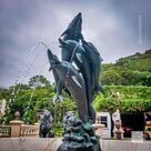 imagem do produto Chafariz de Bronze Dolphin Show 190cm - FBZ399 Luxo em São Paulo Quinta DellArte