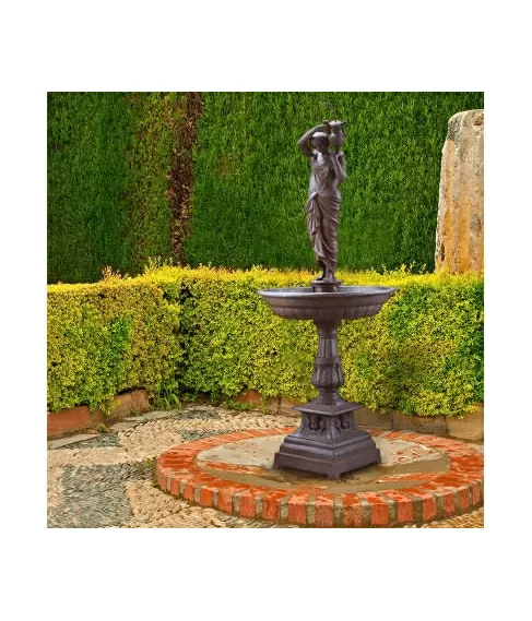 imagem de Chafariz de Ferro Fundido Jardim Deusa 200cm - FF017 Destaque Escultural