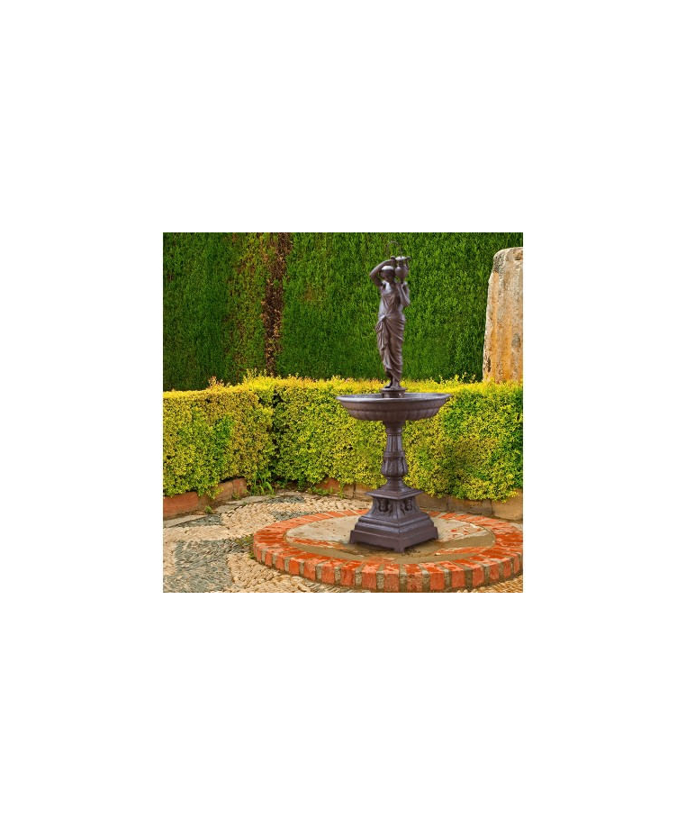 imagem do produto Chafariz de Ferro Fundido Jardim Deusa 200cm - FF017 Destaque Escultural