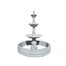 imagem do produto Chafariz de Jardim Luxo 3 Pratos Mármore Branco 250cm - FMP196