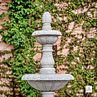 imagem do produto Chafariz de Jardim Luxo 3 Pratos Mármore Branco 250cm - FMP196