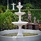 imagem do produto Chafariz de Mármore 3 Pratos Gigante com Lago 310cm - FMP375