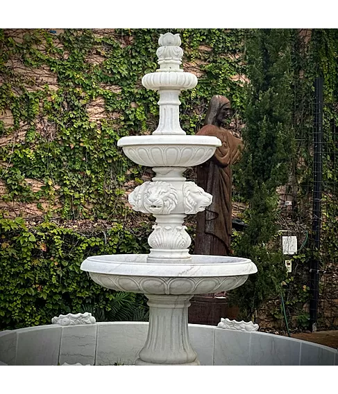 imagem de Chafariz de Mármore Eleganza 240cm - FMP234 Alto Padrão