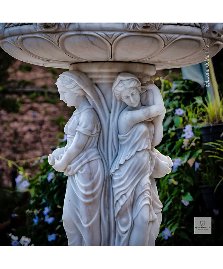 imagem do produto Chafariz de Mármore Fontana Belle Époque 320cm - FMP363 Design Clássico para Jardins