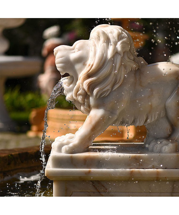 imagem do produto Chafariz de Mármore Fontana Belle Époque 320cm - FMP363 Design Clássico para Jardins