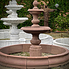imagem do produto Chafariz de Mármore Red Estilo Americano com 2 Pratos - 210cm - FMP381