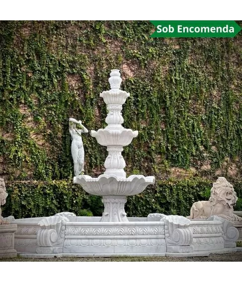 imagem de Chafariz Domus M�rmore Branco 200cm - FMP392