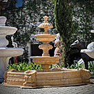 imagem do produto Chafariz Eleganza M�rmore Amarelo com Lago 180cm - FMP377