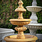imagem do produto Chafariz em Mármore Amarelo 165cm - FMP388 Design Clássico para Jardins