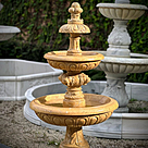 imagem do produto Chafariz em Mármore Amarelo 165cm - FMP388 Design Clássico para Jardins