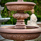 imagem do produto Chafariz em Mármore Rosso 165cm - FMP387 Beleza e Harmonia no Jardim
