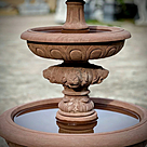 imagem do produto Chafariz em Mármore Rosso 165cm - FMP387 Beleza e Harmonia no Jardim