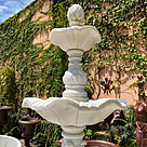 imagem do produto Chafariz Grande 3 Pratos Mármore Branco 250cm FMP198A