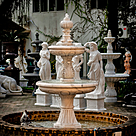 imagem do produto Chafariz Ornamental Clássico Mármore Branco 240cm - FMP244