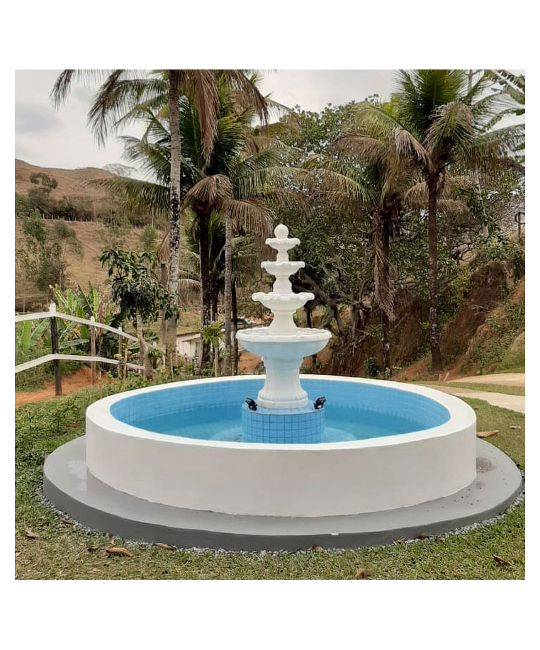imagem do produto Chafariz para Jardim 4 Pratos 135cm - FC012