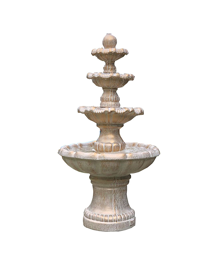 imagem do produto Chafariz para Jardim 4 Pratos 135cm - FC012BP Paisagismo Sofisticado