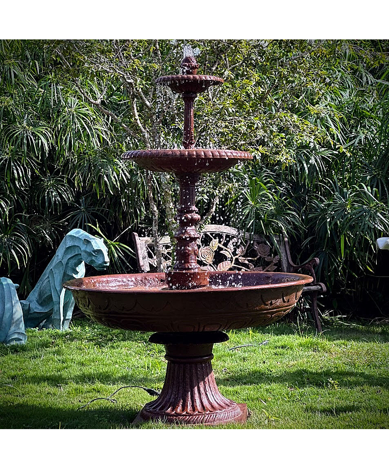 imagem do produto Chafariz para Jardim Colonial de Ferro Fundido 155cm - FF072 Estilo Clássico
