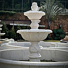 imagem do produto Chafariz Roma Mármore Branco 180cm - FMP390 Quinta Dellarte