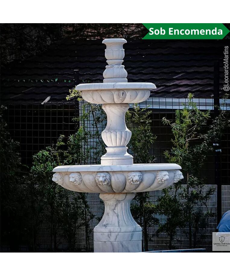 imagem do produto Chafariz Venezia em M�rmore Branco 290cm - FMP368
