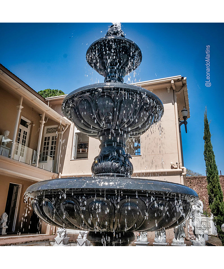 imagem do produto Chafariz Verona com Lago Mármore Preto 285cm - FMP369 Estilo Clássico e Refinado