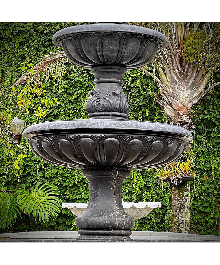 imagem do produto Chafariz Verona com Lago Mármore Preto 285cm - FMP369 Estilo Clássico e Refinado