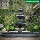 imagem do produto Chafariz Verona com Lago Mármore Preto 285cm - FMP369 Estilo Clássico e Refinado