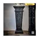 imagem do produto Coluna B�rgamo em M�rmore Preto 100cm - VRMP359