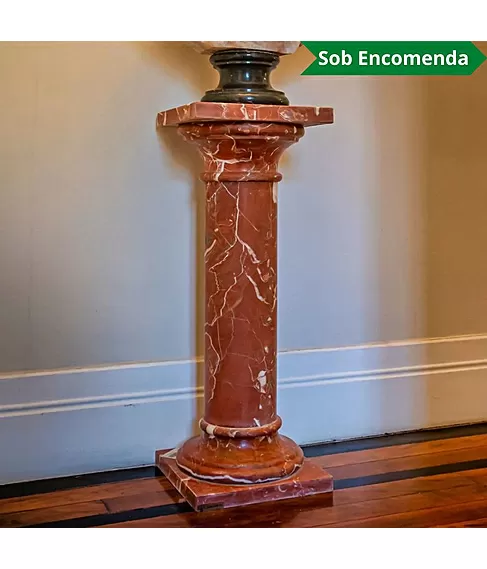 imagem de Coluna em M�rmore Rosso 103cm - VRMP342