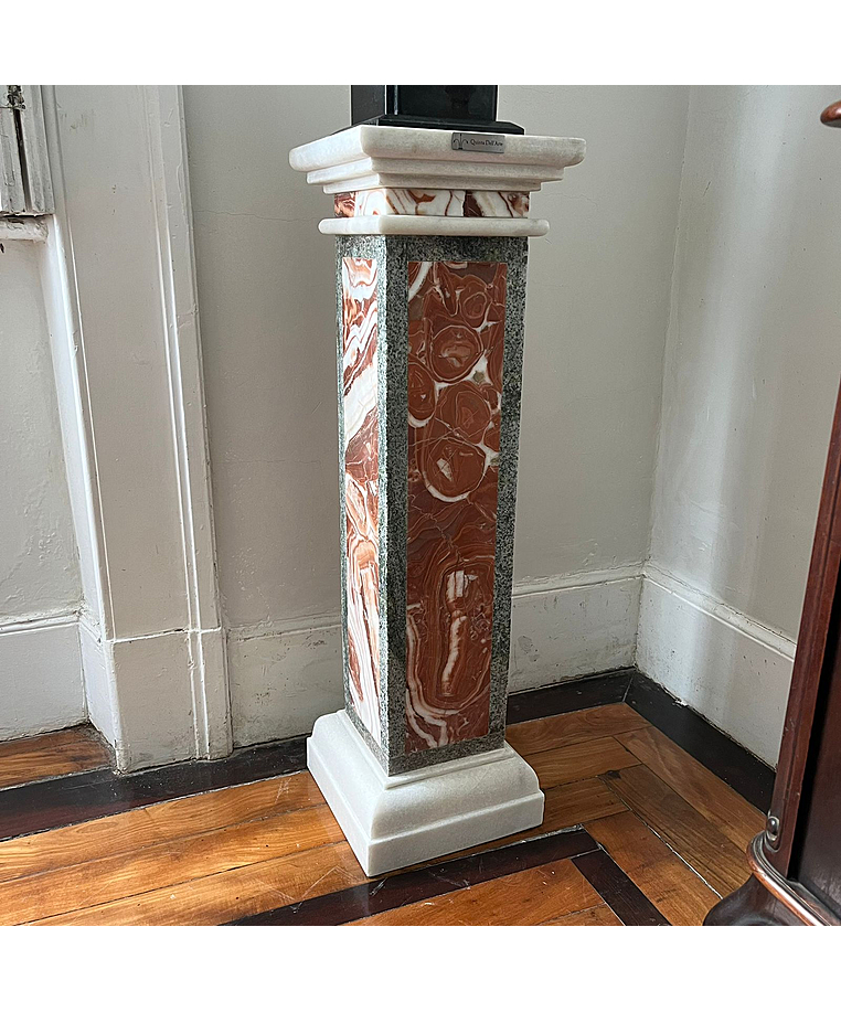 imagem do produto Coluna Grega em Mármore Mista 100cm VRMP349 Design Clássico