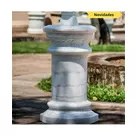imagem do produto Coluna Redonda em Mármore Branco 85cm VRMP365 Elegância Clássica