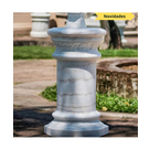 imagem do produto Coluna Redonda em M�rmore Branco 85cm - VRMP365