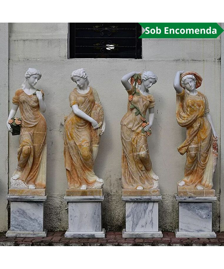 imagem do produto Escultura 4 Estações 160cm Onix - EMP521 Presença no Paisagismo