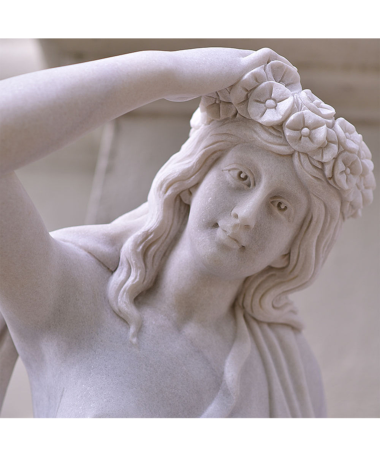 imagem do produto Escultura 4 Esta��es 160cm M�rmore Branco - EMP516
