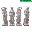 imagem do produto Escultura 4 Esta��es 160cm M�rmore Branco - EMP516