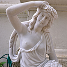 imagem do produto Escultura 4 Esta��es 160cm M�rmore Branco - EMP516