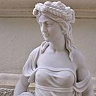 imagem do produto Escultura 4 Esta��es 160cm M�rmore Branco - EMP516