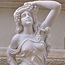 imagem do produto Escultura 4 Esta��es 160cm M�rmore Branco - EMP516