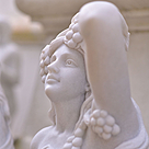 imagem do produto Escultura 4 Esta��es 160cm M�rmore Branco - EMP516