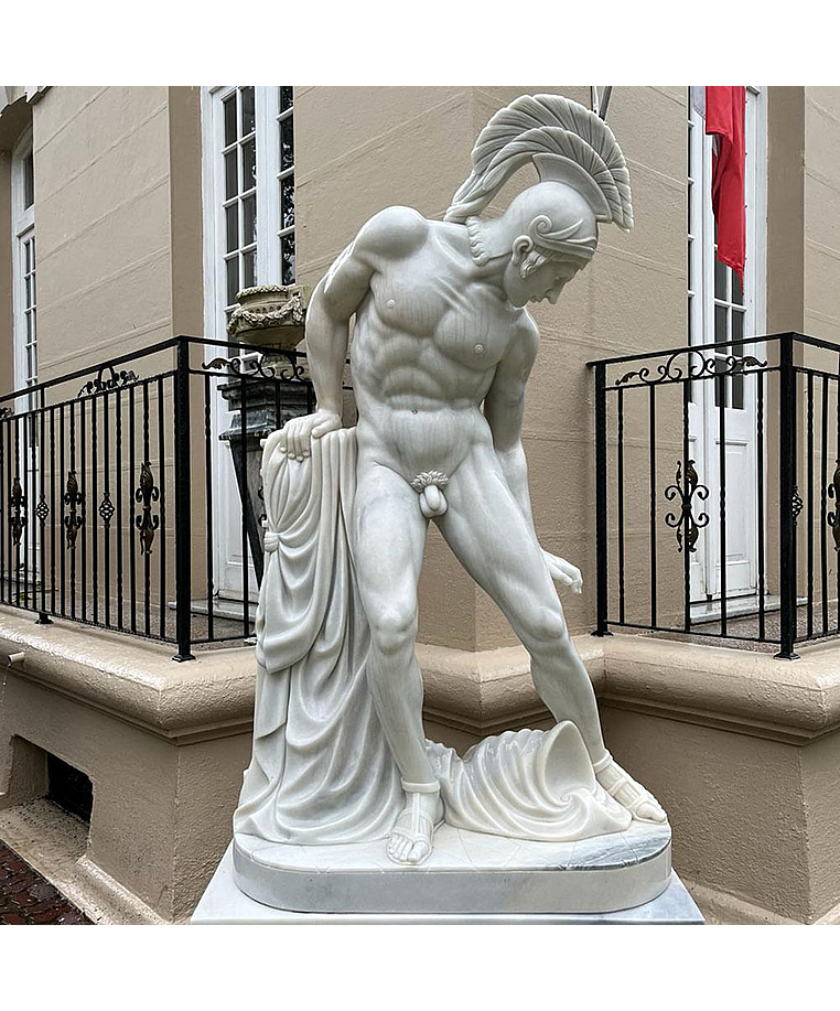 imagem do produto Escultura Achiles Ferido em Mármore 235cm - EMP550 Arte Clássica